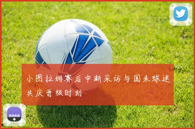 小图拉姆赛后中断采访与国米球迷共庆晋级时刻